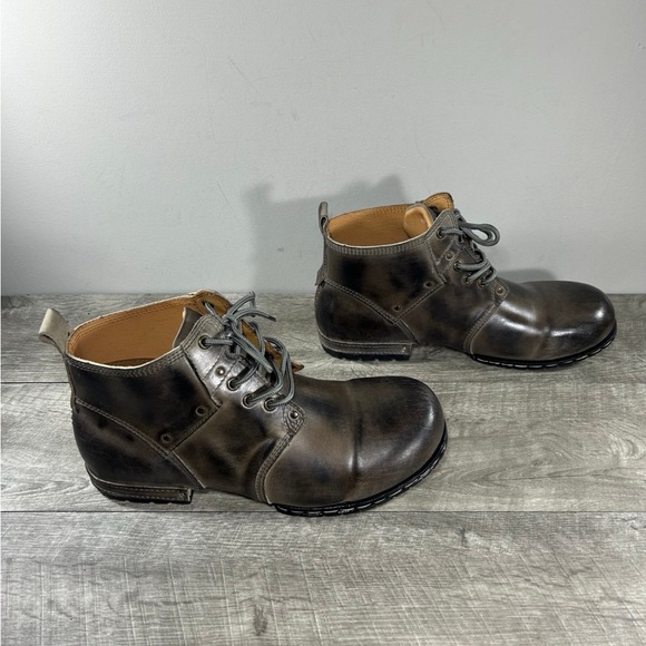 Osstone Other - Osstone 6915 Moto Chukka Distressed Brown Leather Mens Lace Up Boots Size 9.5